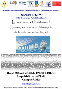 Affiche HiPhiS 2012-05-22 M. Paty